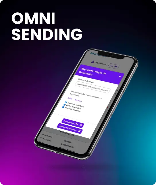 Print screen from system OMNI Sending