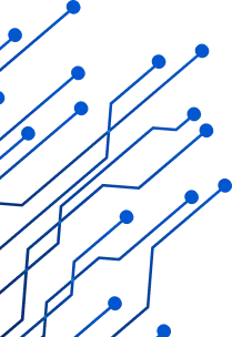 circuit lines for decoration on the left bottom corner