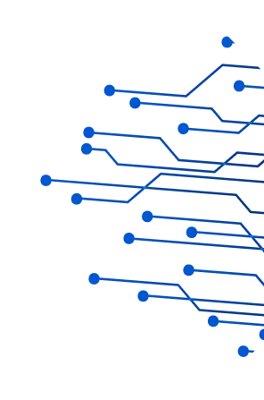 circuit lines for decoration on the right top corner